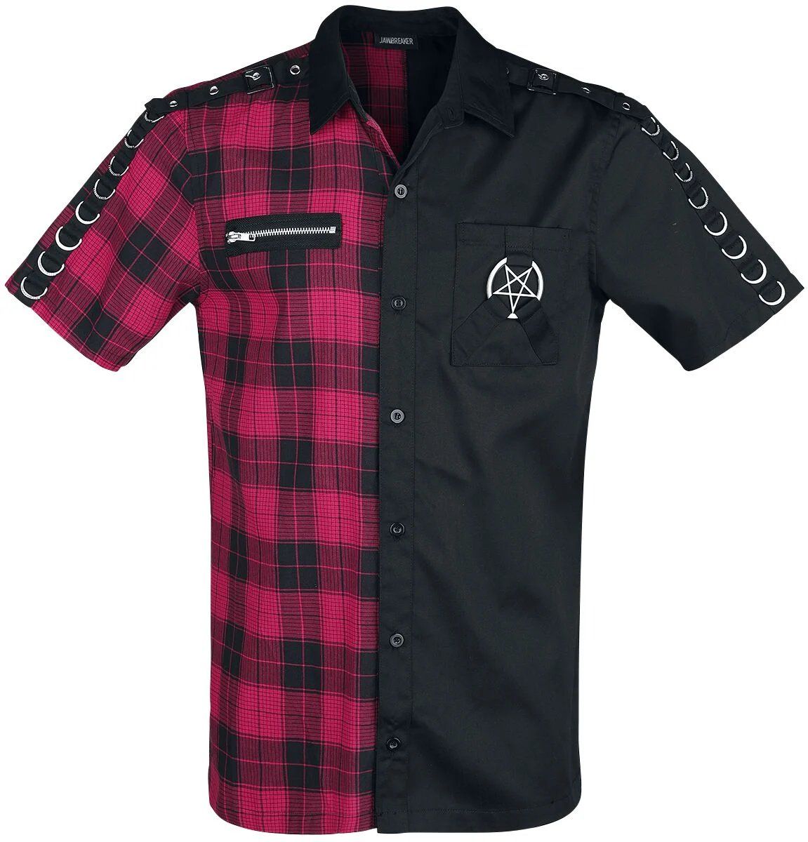Camicie, T-shirt & Polo: JAWBREAKER split shirt pentagram cothic hemd  Grösse S – Usato da Niederweningen venduto da Obson 8