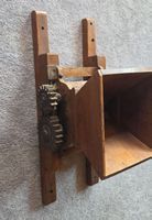 Holz Obstmühle Handkurbel manuell manueller Zerkleinerer