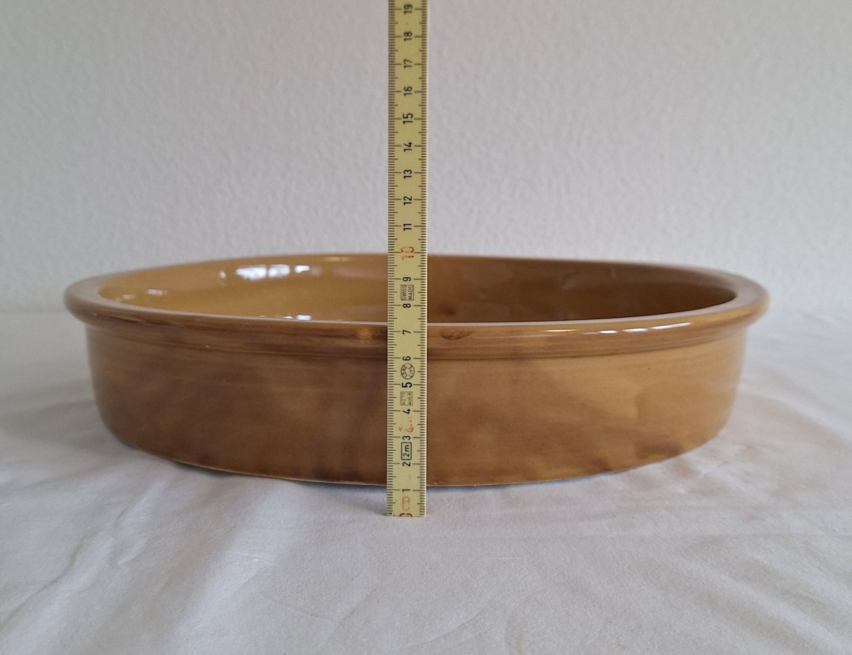 Untersetzer: 1 Keramik Blumenuntersetzer 38 cm sandfarben – Neu (gemäss Beschreibung) aus Bergdietikon von Zozo 4