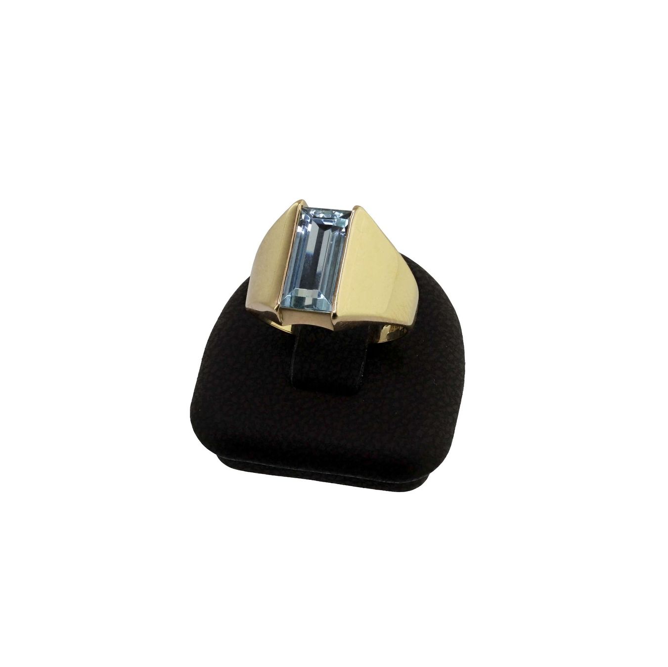 Anelli: Aquamarin Ring, aus den 1940er Jahren – Usato da Zürich venduto da Vintage-Jewellery 3