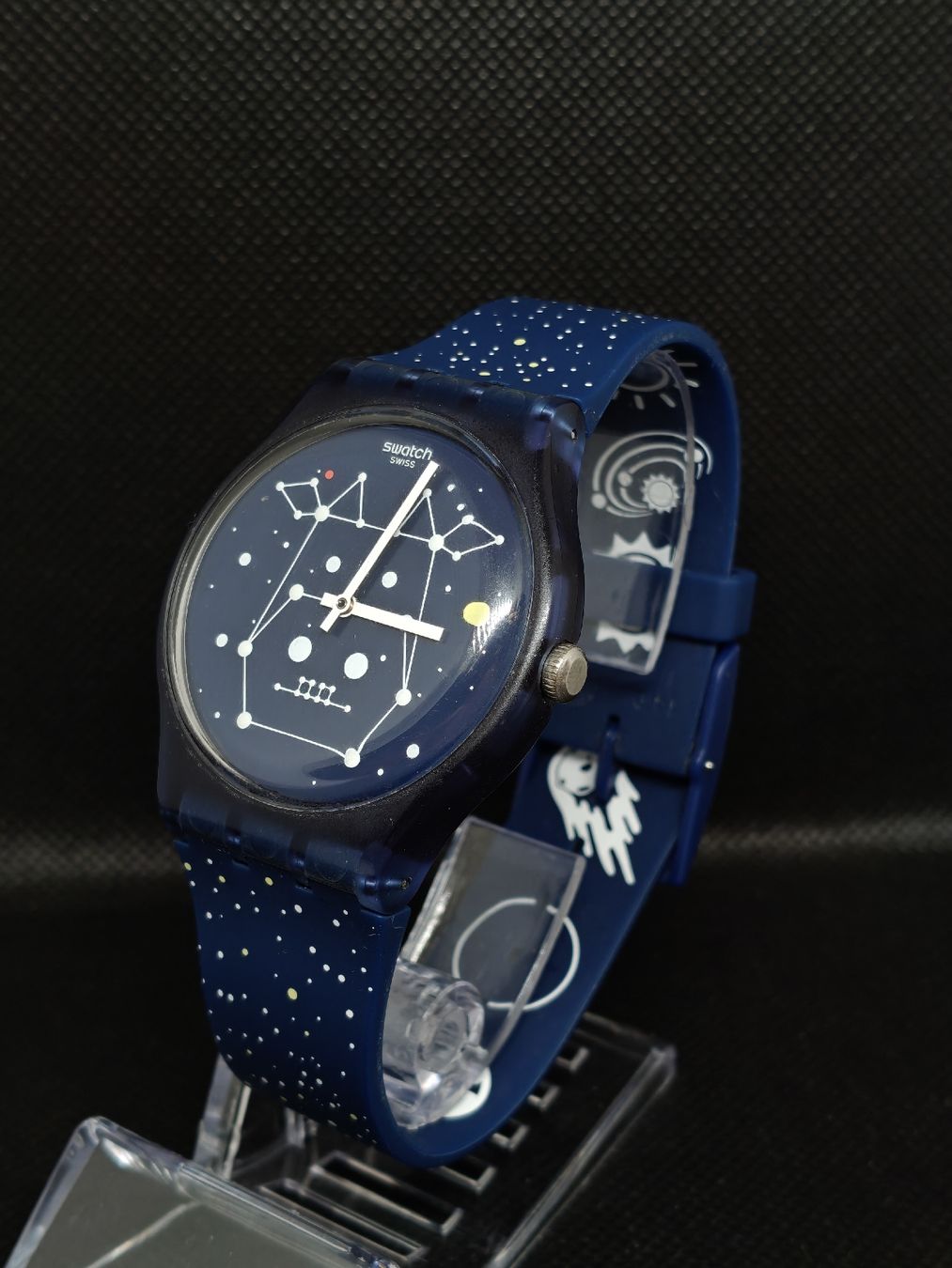 Swatch Orologi: Swatch Swiss Quarz Sternenhimmel Design – Usato da Wangen an der Aare venduto da RetroKontor