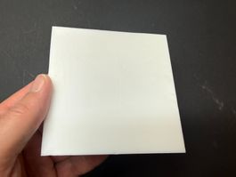 Teflonplatte, PTFE Platte 100 x 100 x 10 mm, 230g