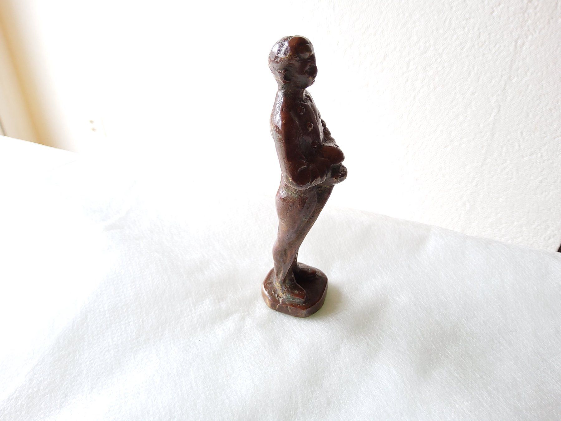 Figuren: Petite statuette ancienne en bronze  – Gebraucht aus Malleray von Broc-Mo 3