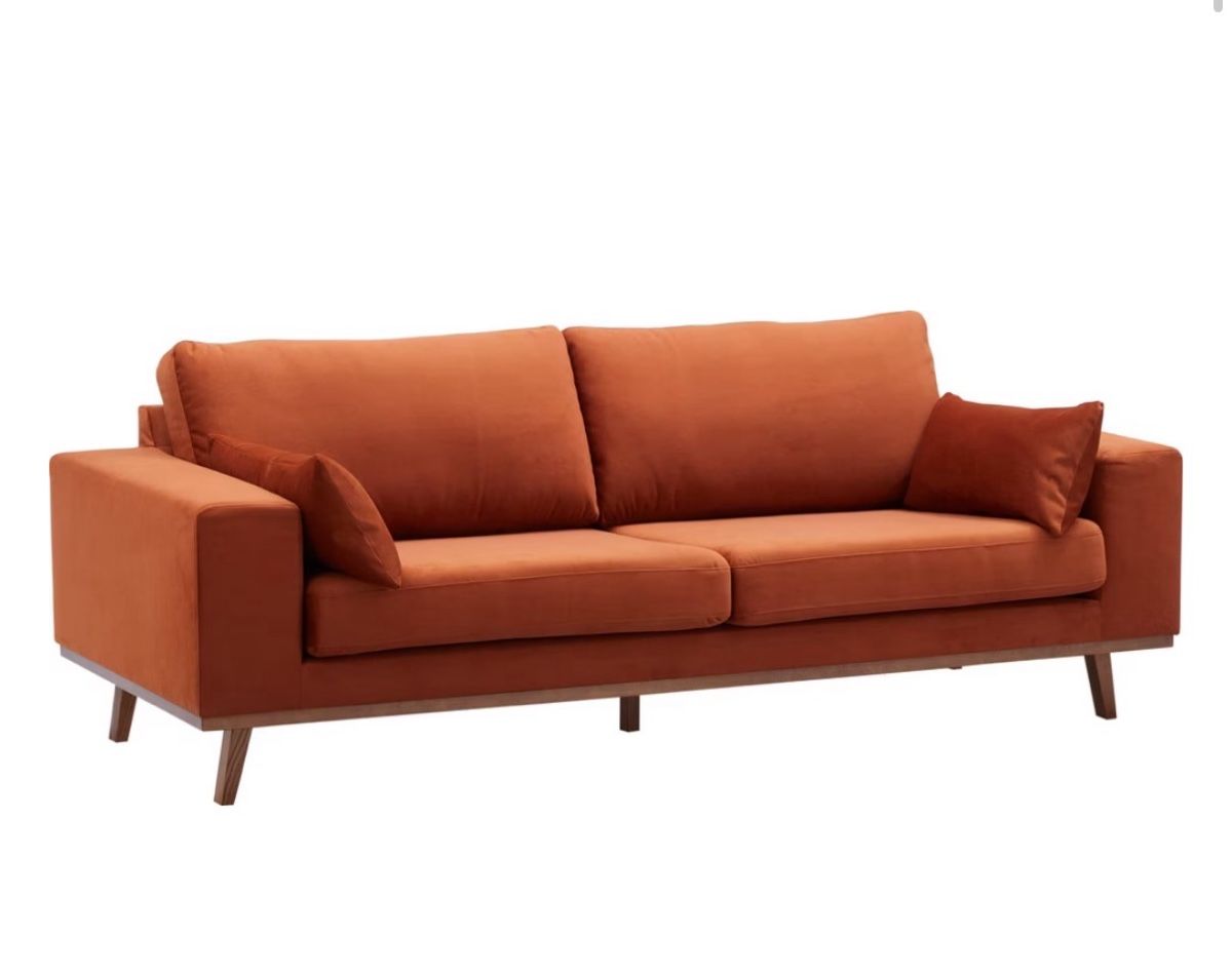Micasa Sofas: 2-Sitzer Sofa aus Velours/Samt – D'occasion à Zürich par joh_qc8k