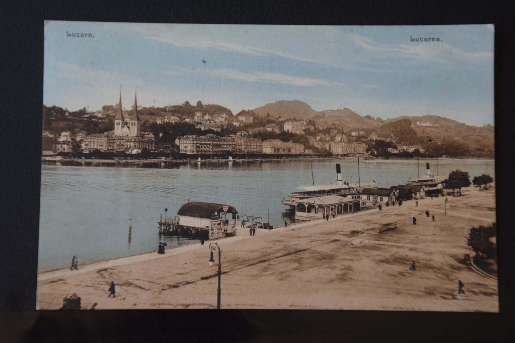 Cartoline postali: AK Luzern, Schifflände 1929 – Usato da Luzern venduto da CH2018