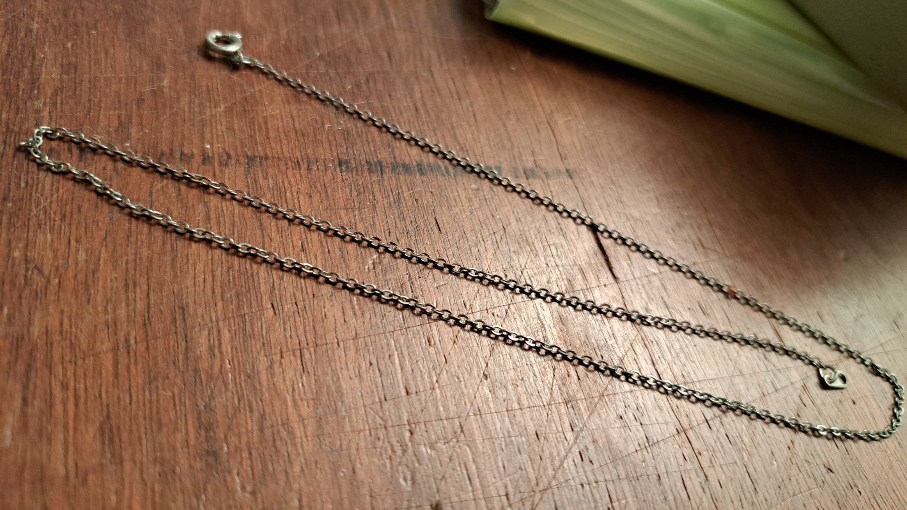 Ketten: Kette Metall sehr fein ca. 45cm lang – Gebraucht aus Ettingen von Maranathatalitha 2