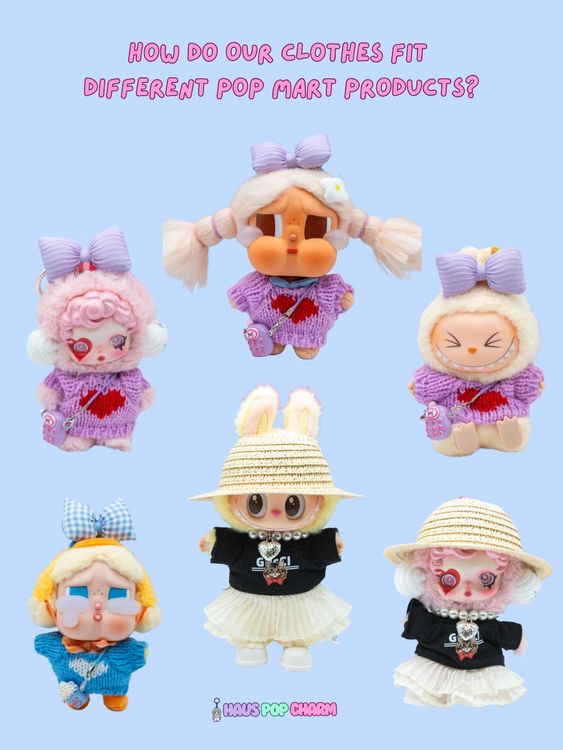 THE MONSTERS Labubu Premium Luxury Clothes for V1 V2 V3 (Neu und ...