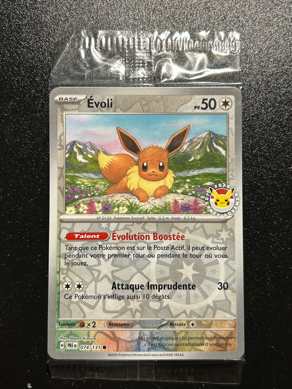 Pokémon Carte collezionabili: Evoli Promo Evolution Prismatique Pokémon Day FR Scellé – Nuovo (secondo la descrizione) da Vevey venduto da Meideprac