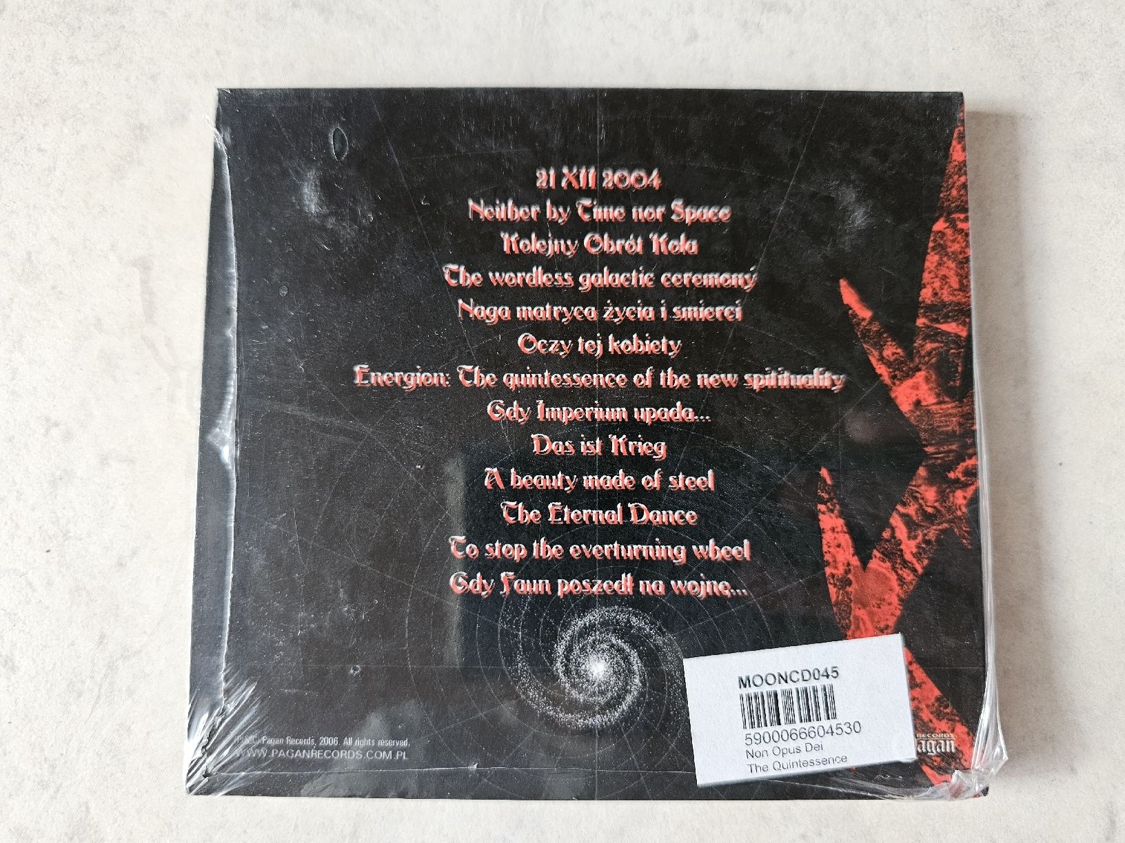 CD: Non Opus Dei  -  The Quintessence  /  Fabrikneu – Nuovo e nell'imballaggio originale da Schneisingen venduto da backstore24 1