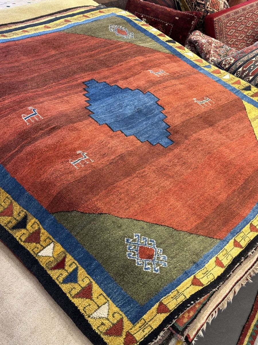 Gabbeh Tappeti: Gabbeh Teppich, Handgeknüpft, 200x200cm – Nuovo (secondo la descrizione) da Liestal venduto da galerie_nategh 1