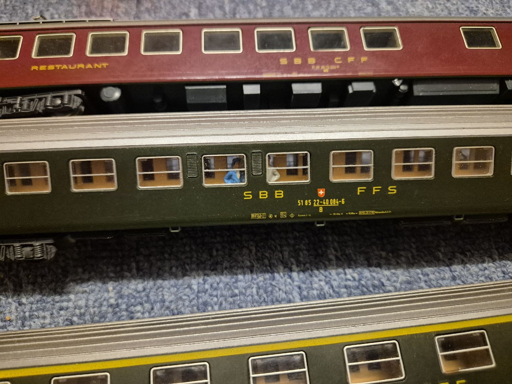 Liliput Modellini di ferrovie: Schlafwagenzug Liliput – Usato da Courtaman venduto da Grafsven 1