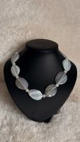 Collier en agate et quartz rose.