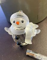Swarovski Schneemann 6 cm mit Glitter