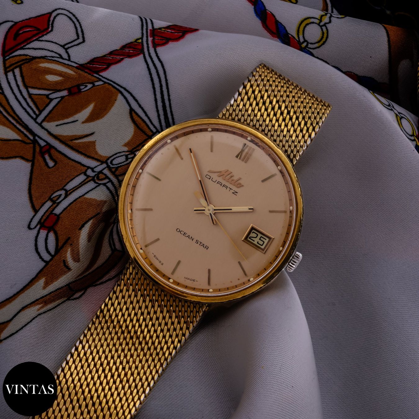 Mido Orologi: Vintage Mido Ocean Star Quartz – Usato da Zürich venduto da Vintas 6