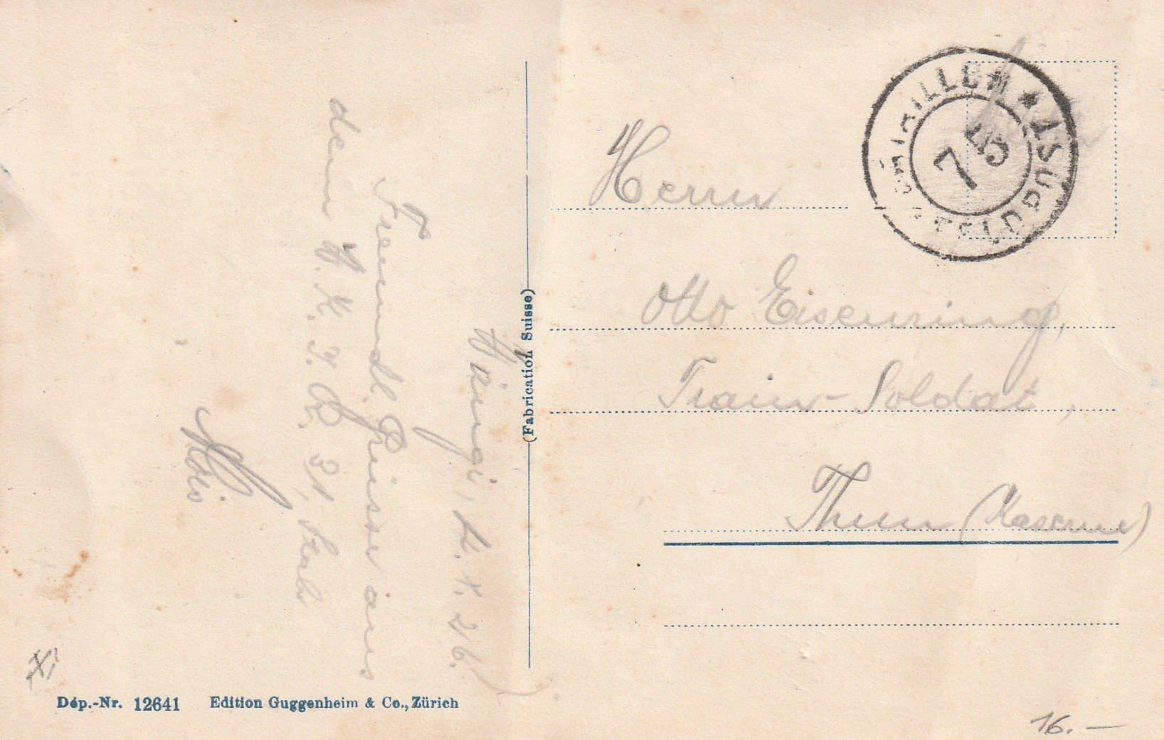 Cartes postales: Wängi - Militärstempel 1926 – D'occasion à uttwil par Koehlerfred 1