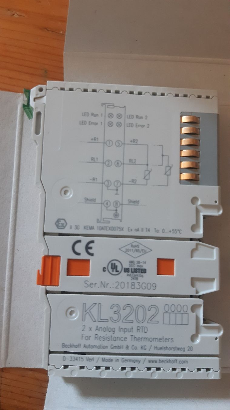 Beckhoff Componenti elettronici: Beckhoff KL3202, 2x Analog Input RTD, NEU! Einzelverkauf – Nuovo e nell'imballaggio originale da Oey venduto da Parkplatzbrocki 1