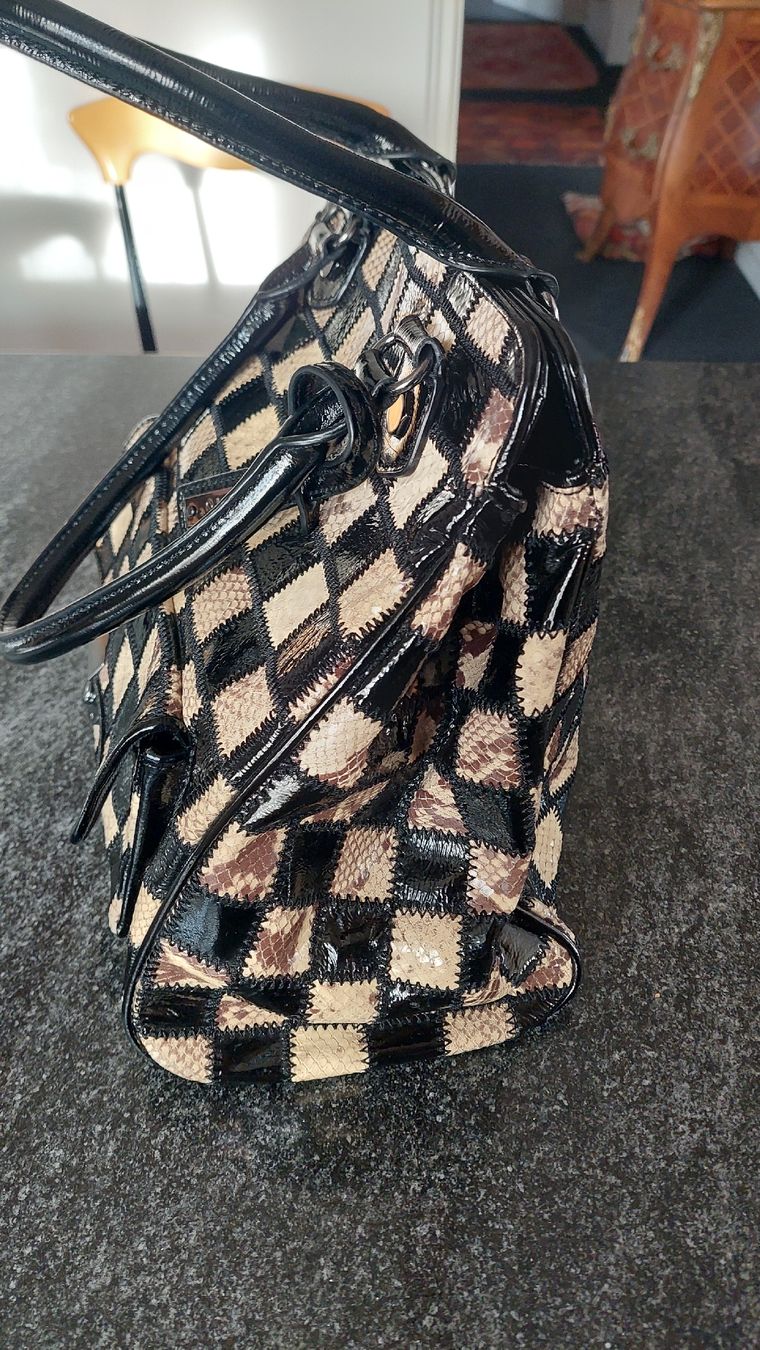 Abro Borse da donna: Abro Handtasche, Echtleder Patchwork, Top Zustand! – Usato da Konolfingen venduto da lanomi 3