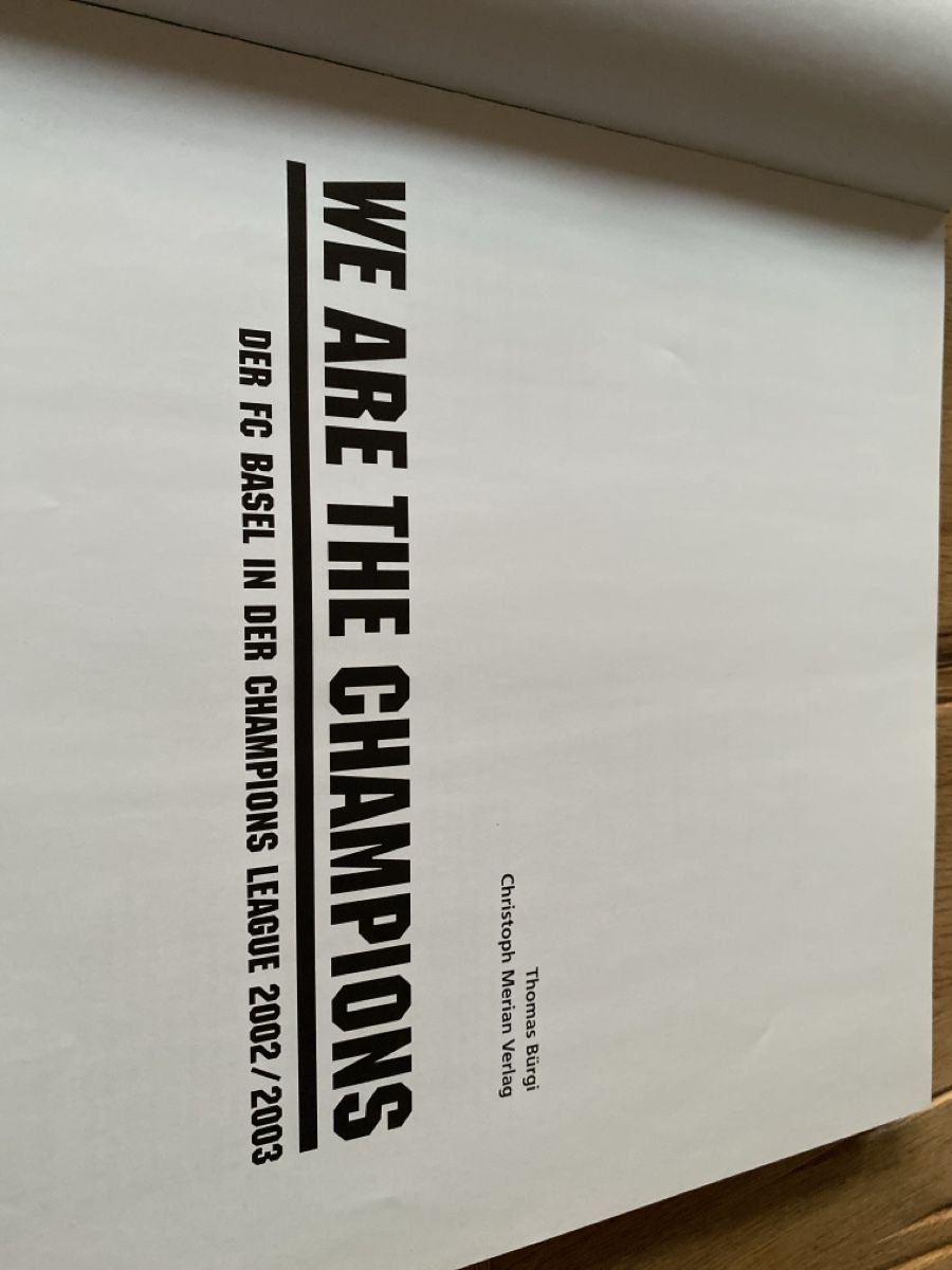 Bücher: FC Basel 2002/2003, Buch "We Are The Champions" – Neu (gemäss Beschreibung) aus Reigoldswil von haensnoetig 4