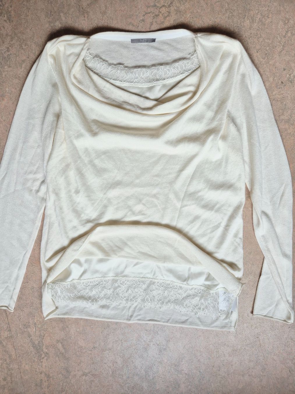 Maglioni & Felpe: PULLOVER PULLI TUZZI SEIDE 40 L KASCHMIR TOP ZU HOSE JACKE – Usato da Elsau venduto da the-colorful-side 3