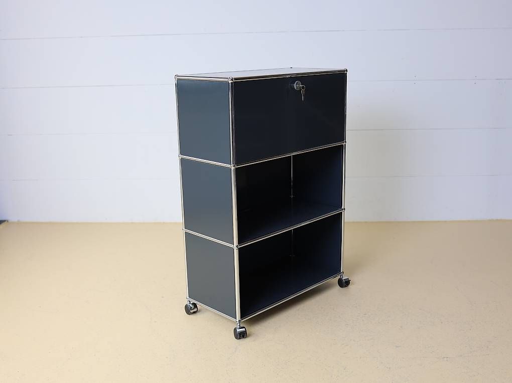 USM Scaffali: USM Haller Highboard Anthrazitgrau Lieferung&Umbau möglich – Usato da Meinisberg venduto da atelier_TILIJA 1