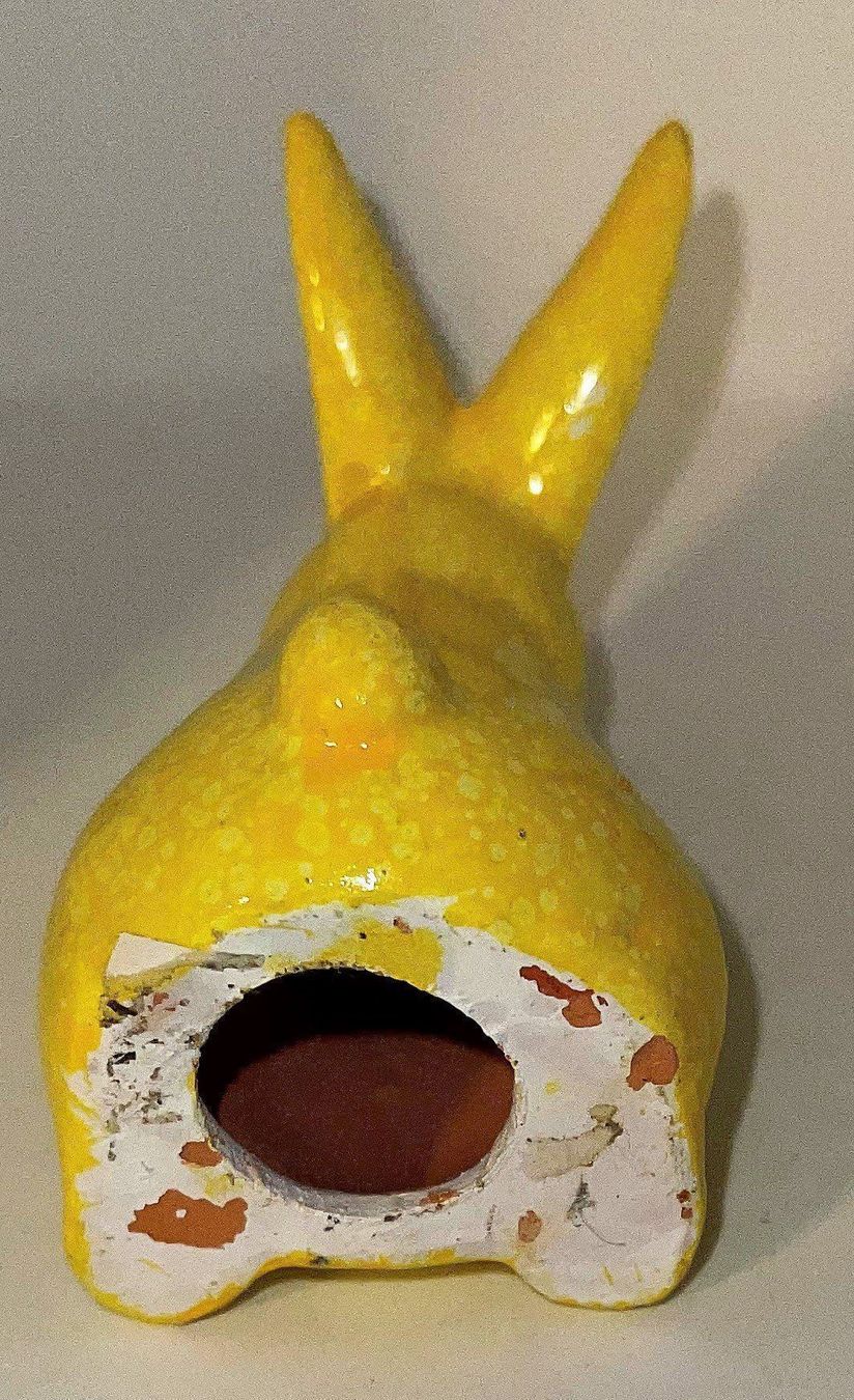Statuette: Hase gelb Keramik – Nuovo (secondo la descrizione) da Lutzenberg venduto da Pinschi01 3