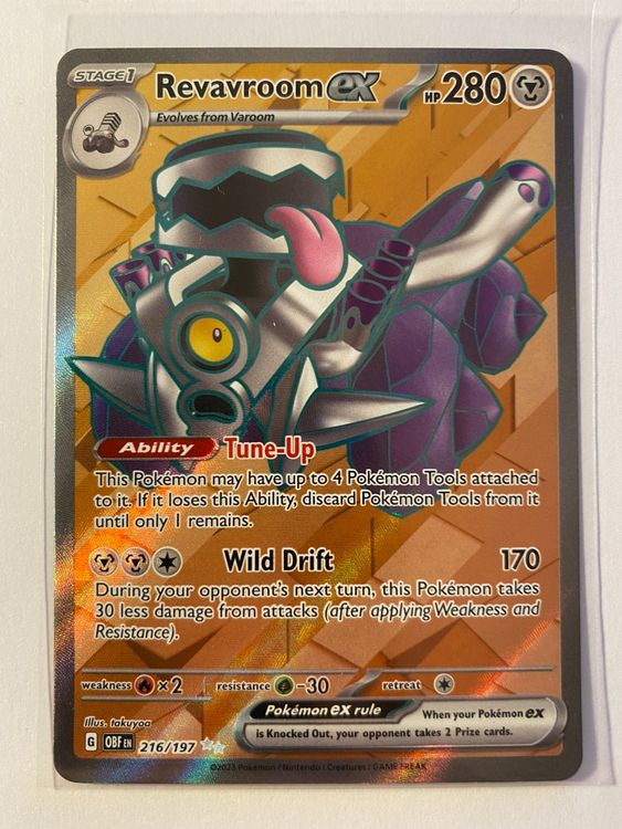 Pokemon Revavroom EX 216/197 Obsidian Flames EN (Neu (gemäss ...