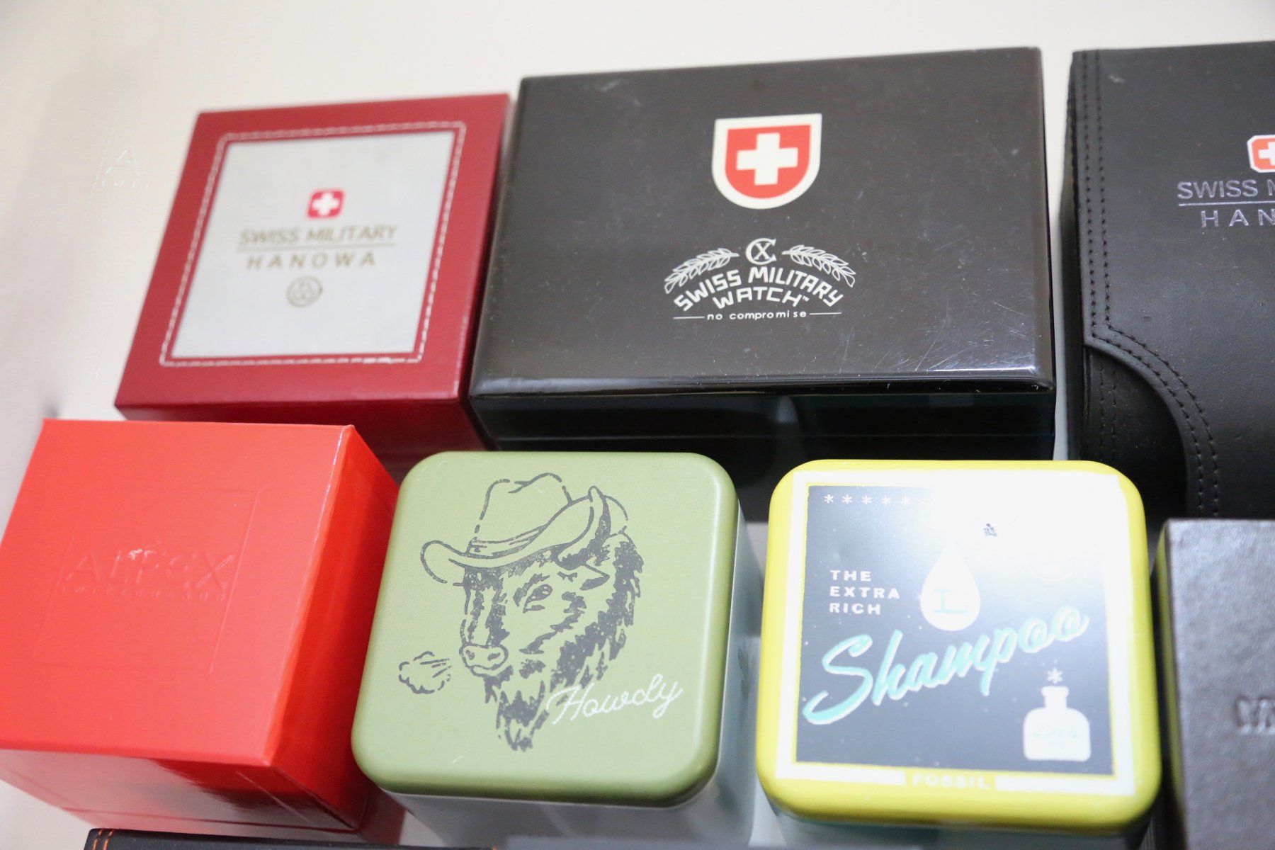 Orologi: Uhrenboxen Lot – Usato da Reinach BL venduto da Han-Numismatik 1