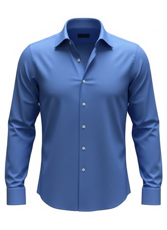 Sisley chemise bleu homme M coton Italy comme neuve