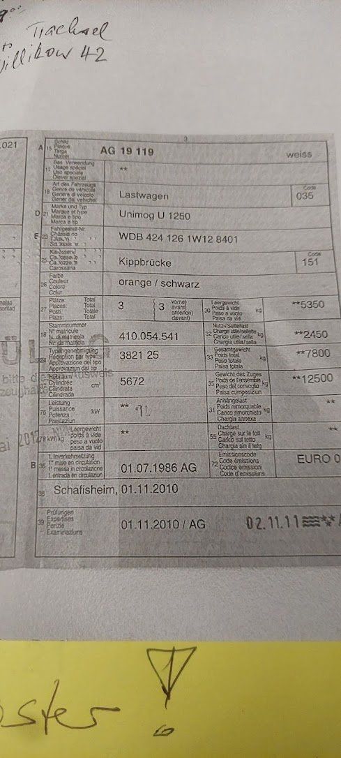 Mercedes-Benz Veicoli commerciali: Unimog 1250 – Usato da Sent venduto da Tours_suren 7