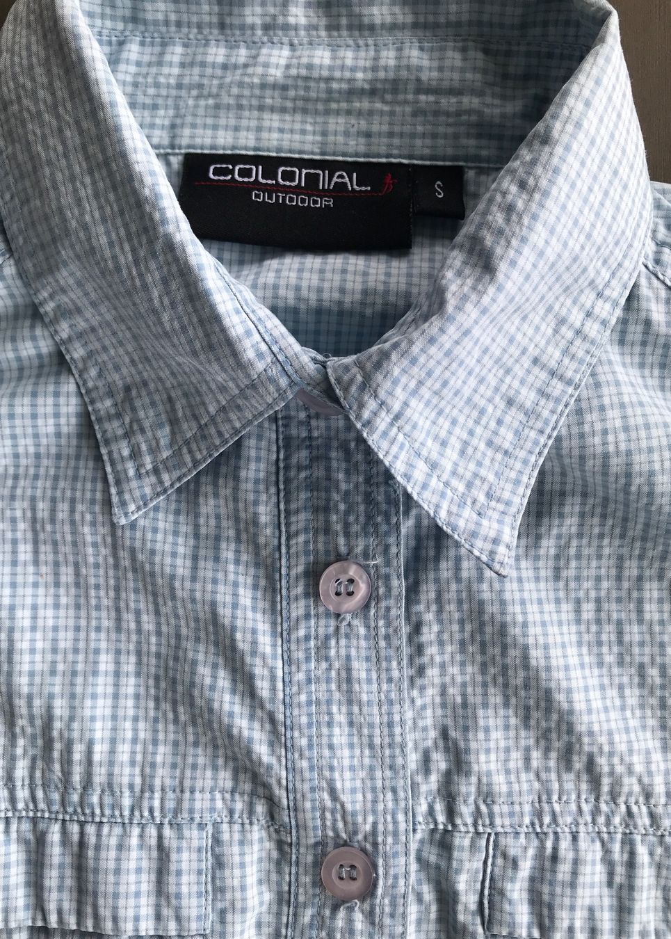 Salewa Camicette: Colonial Outdoor Damen Bluse, Gr. S, hellblau – Usato da Ebnat-Kappel venduto da Molton 1