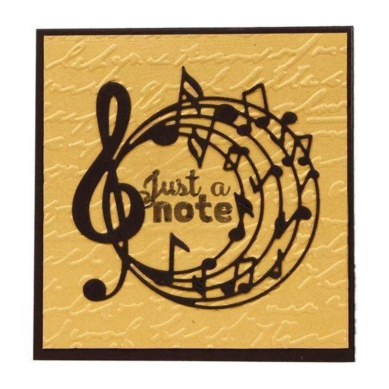 Pochoirs: MUSIKNOTEN STANZSCHABLONE – Neuf avec emballage d'origine à Affoltern am Albis par scrapbooking 2