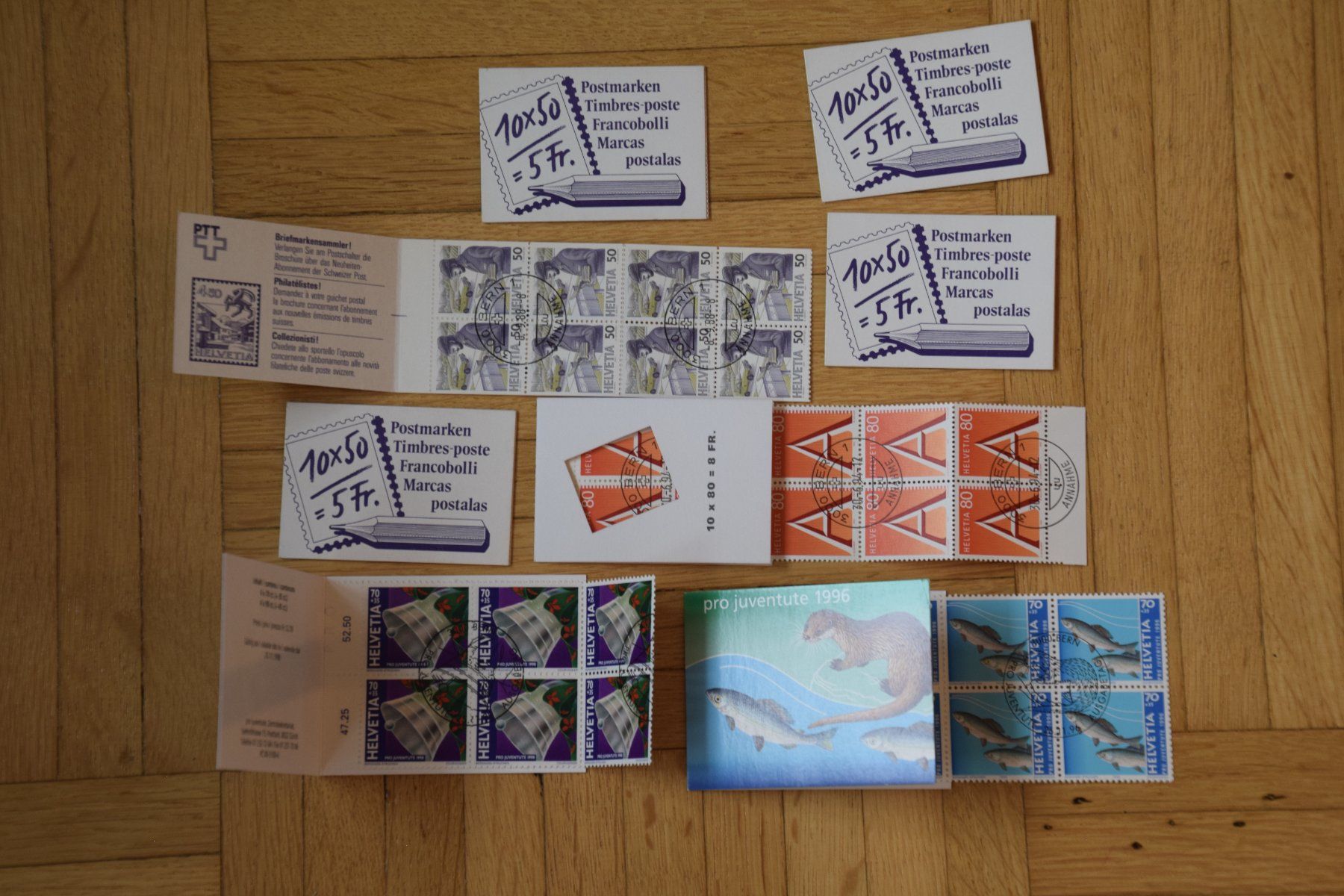 Tutti i francobolli: 26 Markenheftchen ET Briefmarken CH – Usato da Luzern venduto da CH2018 1