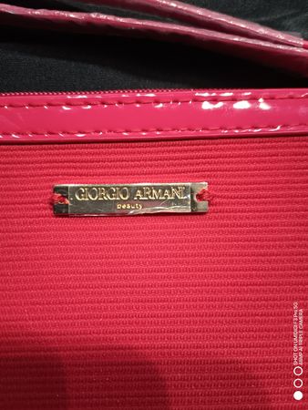 Giorgio Armani Kosmetiktasche rot Beauty Bag