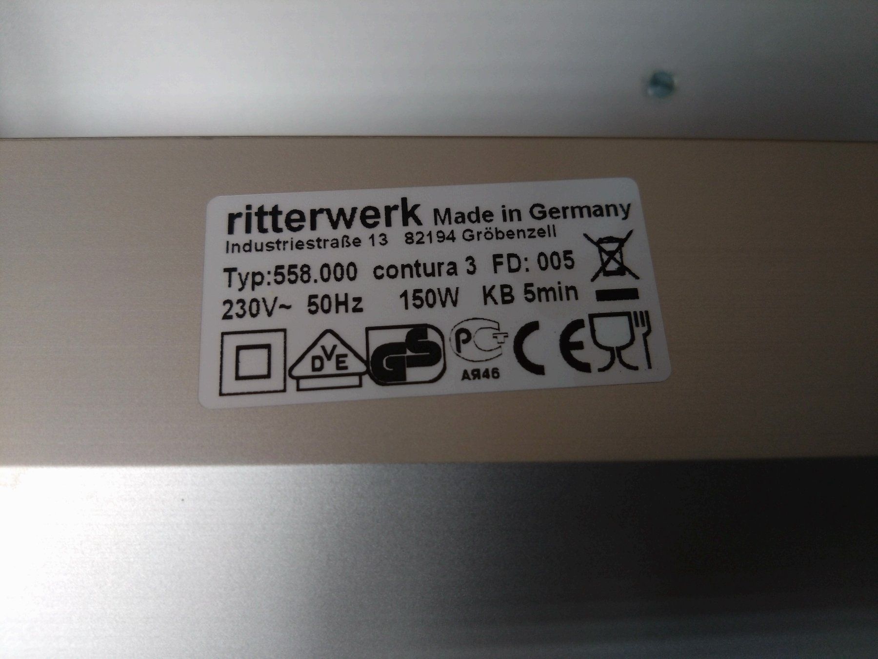 Elettrodomestici da cucina: Ritter Multischneider contura 3 – Usato da Thun venduto da dgo_twh8 2