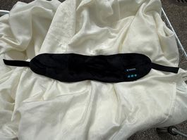 Schlafmaske im Flugzeugstil mit Bluetooth Musik und Anrufe