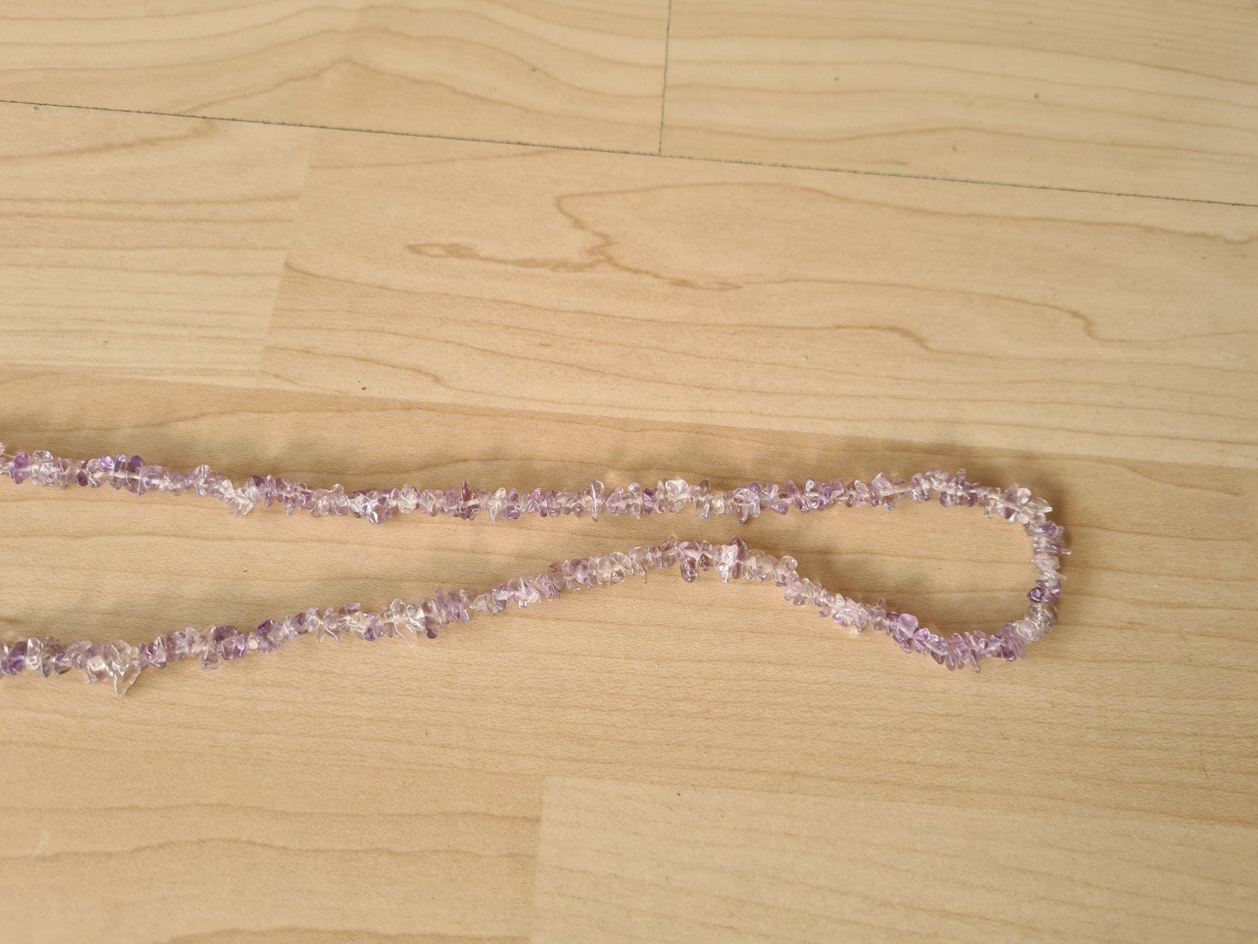 Ketten: Halskette, vermutlich Amethyst,  helllila, vintage – Gebraucht aus Suhr von andreas_2008 2