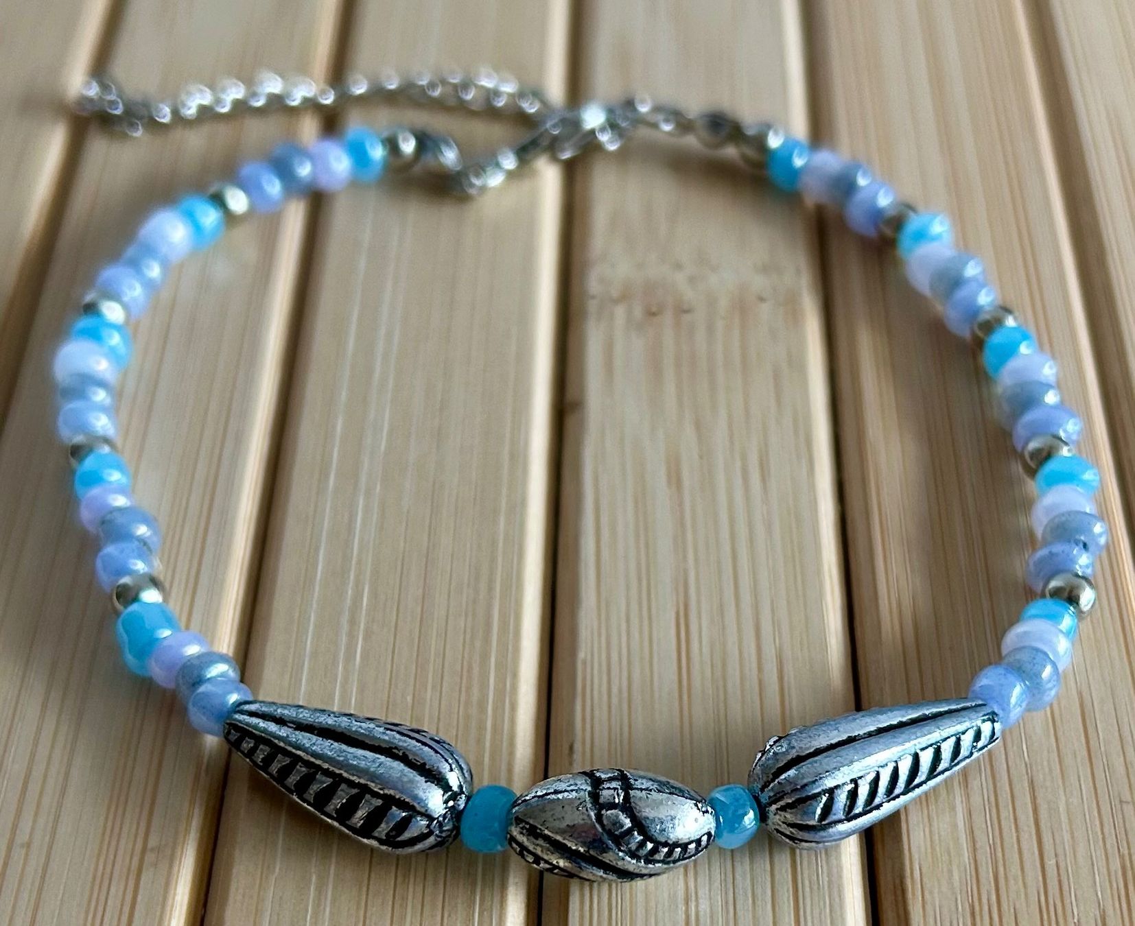 Bracciali & Braccialetti: Perlen Armband oder Fusskettchen - Neu & Handgemacht – Nuovo e nell'imballaggio originale da Geneve venduto da vane267