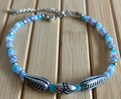 Perlen Armband oder Fusskettchen - Neu & Handgemacht