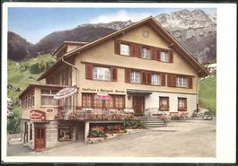 Amden, Gasthaus & Metzgerei Sternen, um 1965
