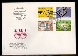 1988, FDC, Sonderpostmarken II (Nr. 765–768)