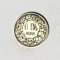 1 Fr. Silber Schweiz 1920