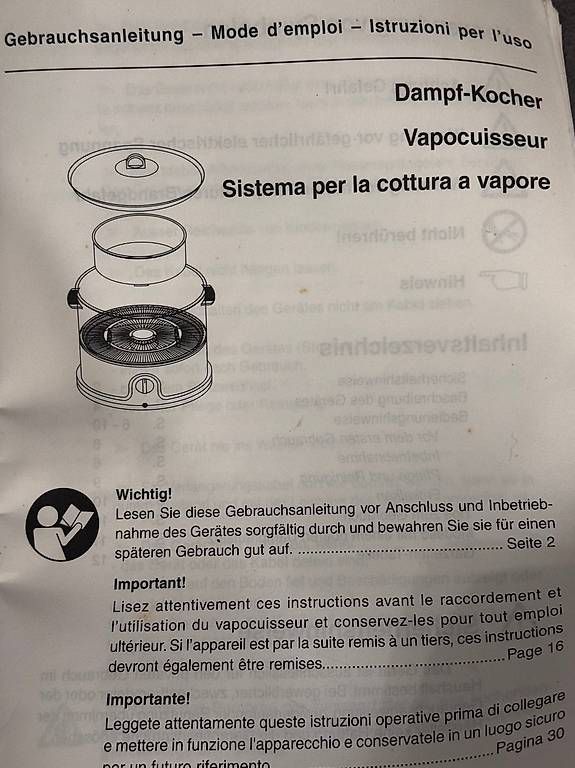 Elettrodomestici da cucina: Dampf-Kocher HOMETECH – Usato da Winterthur venduto da UGRO 1