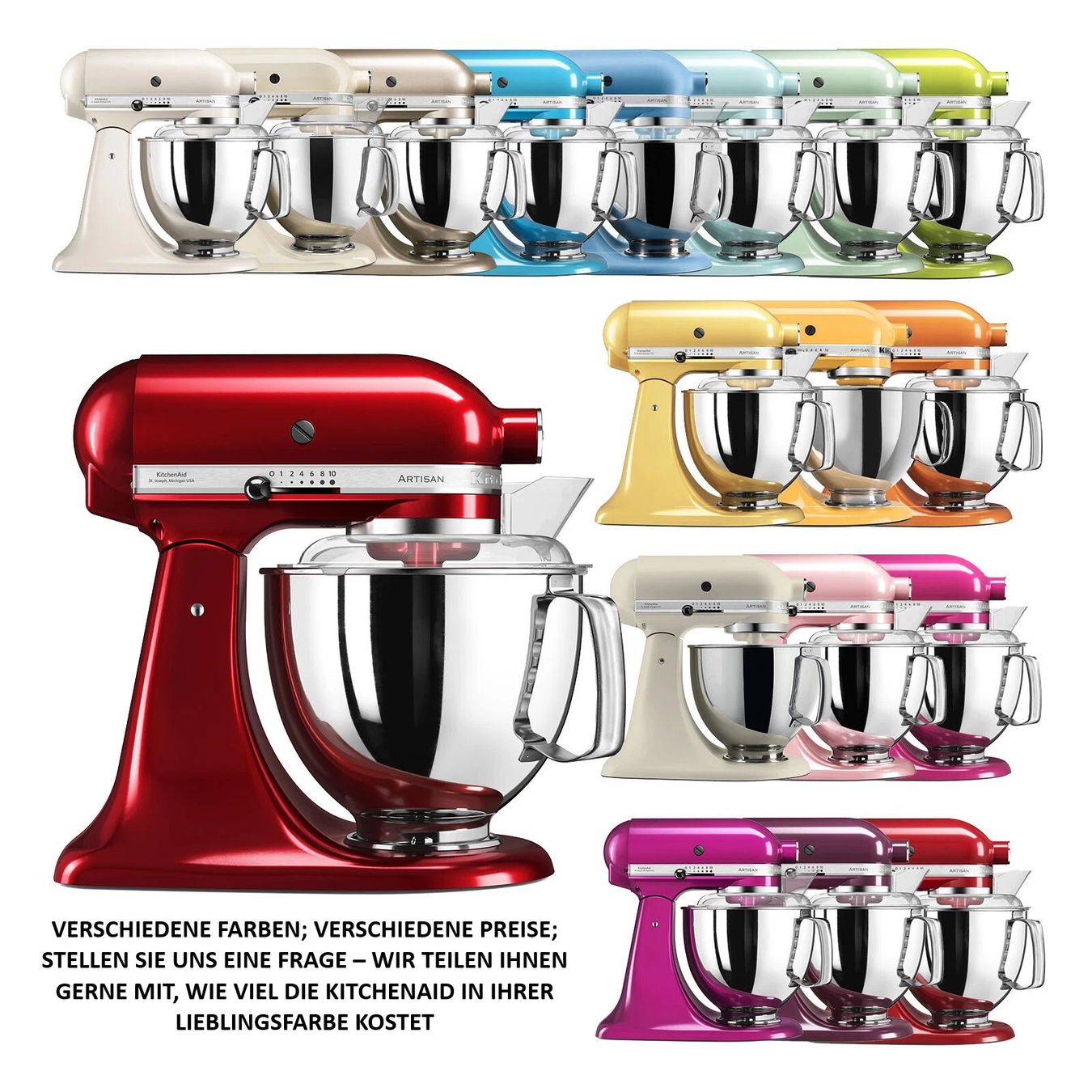 Kitchenaid Elettrodomestici da cucina: KitchenAid 5KSM175PS  Küchenmaschine - EBK SCHWARZ – Nuovo e nell'imballaggio originale da Amriswil venduto da JaJa-Express
