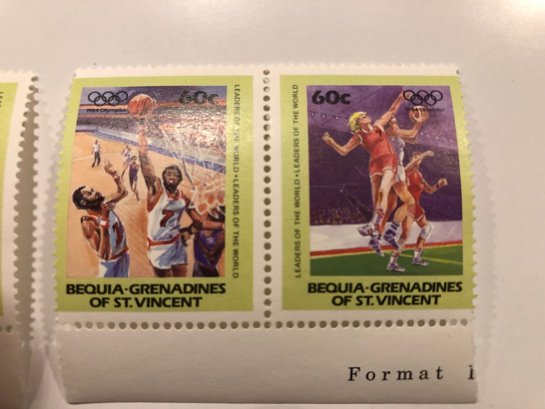 Tutti i francobolli: 4 Briefmarken BASKETBALL ** – Nuovo (secondo la descrizione) da Lufingen venduto da Rac0 1