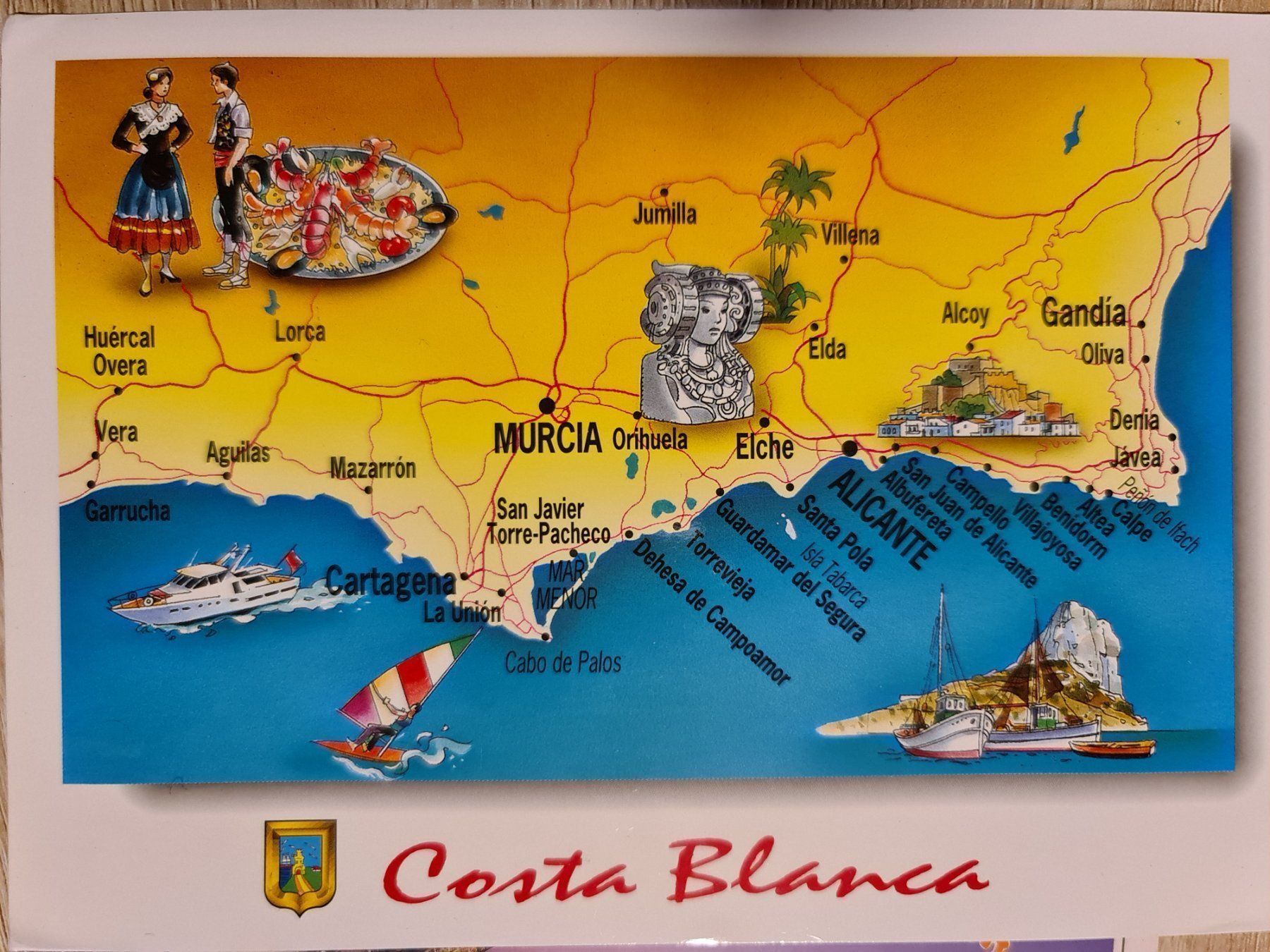 Ansichtskarten: Ansichtskarte Costa Blanca Spanien – Gebraucht aus Dintikon von Vexi