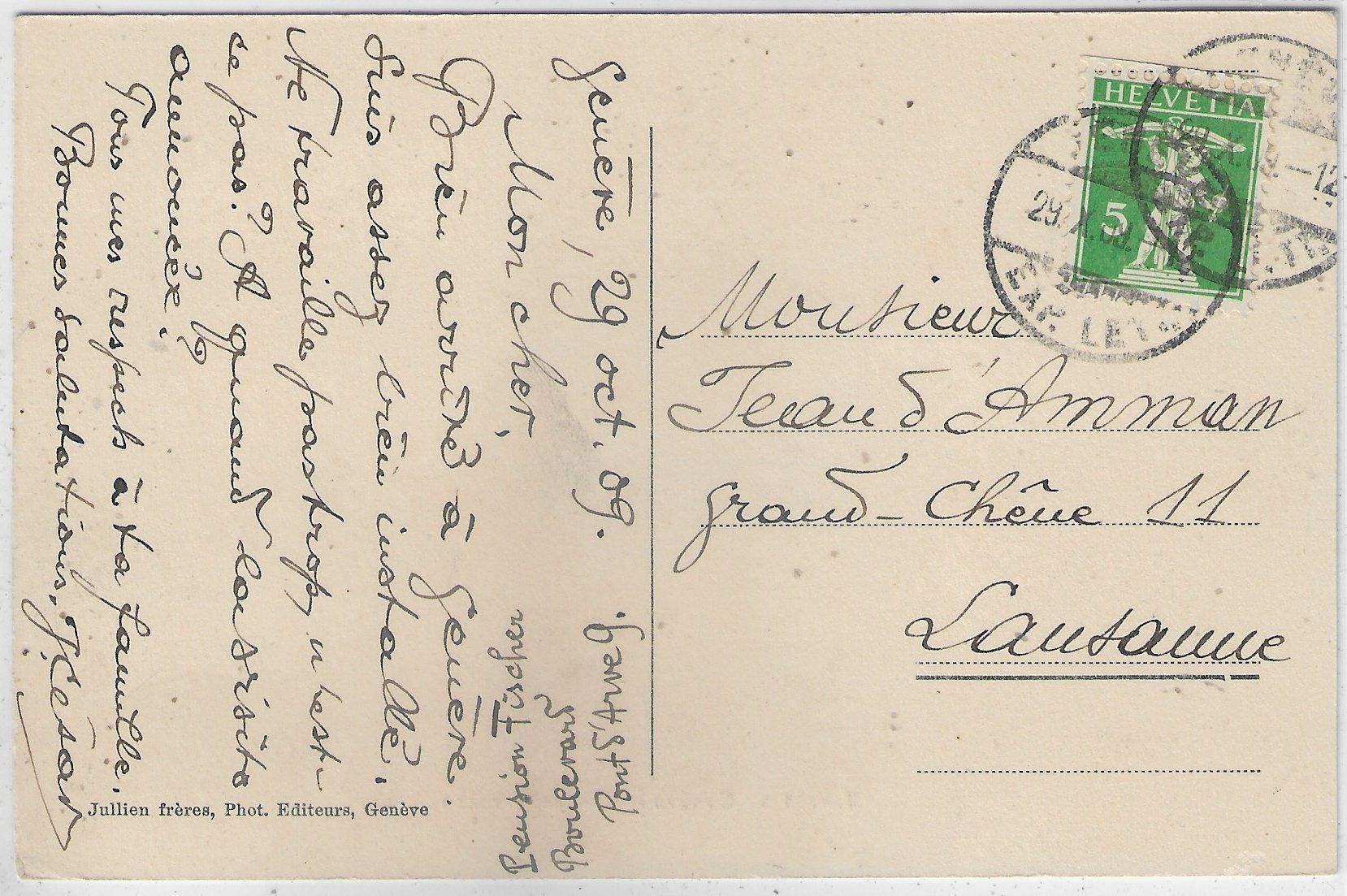 Cartoline postali: Geneve - Chapelle russe - animee – Usato da Ettingen venduto da Kartenplanet 1