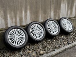 4x Original VW Golf 7 Fortaleza 16" Sommerräder Continental
