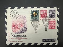 1951  Ballonpost  A Salzburg/Kuchl  (G2925)