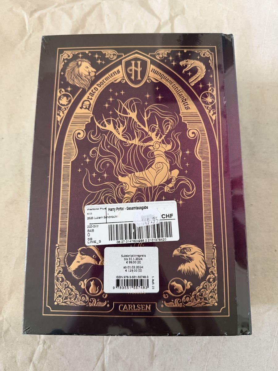 Libri: Harry Potter Gesamtausgabe – Nuovo e nell'imballaggio originale da Winterthur venduto da ca__tj5n 1