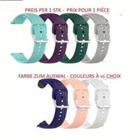 20 mm Bracelet pour smartwatch PRIX POUR 1 PIÈCE 8 couleur
